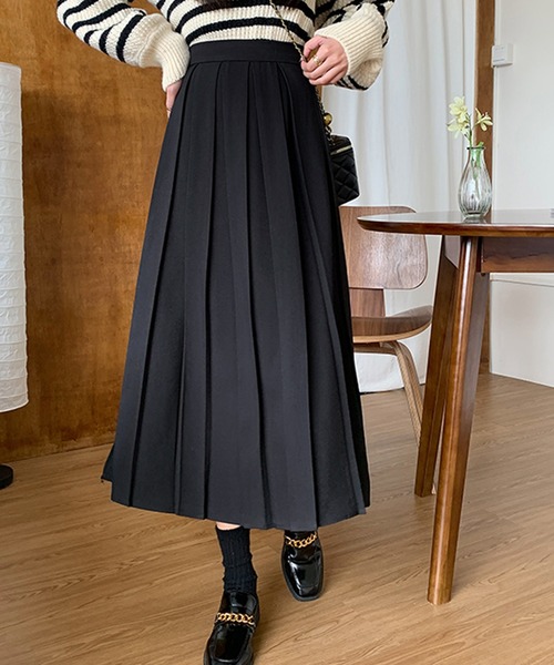 「DAY CLOSET」 プリーツスカート M ブラック レディース_画像2