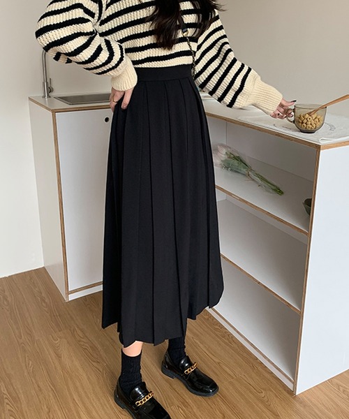 「DAY CLOSET」 プリーツスカート M ブラック レディース_画像7