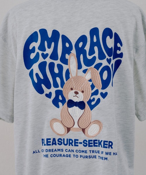 ANOTHER BRANCH OLIVE des OLIVE tシャツ 半袖 ハートウサギTシャツ