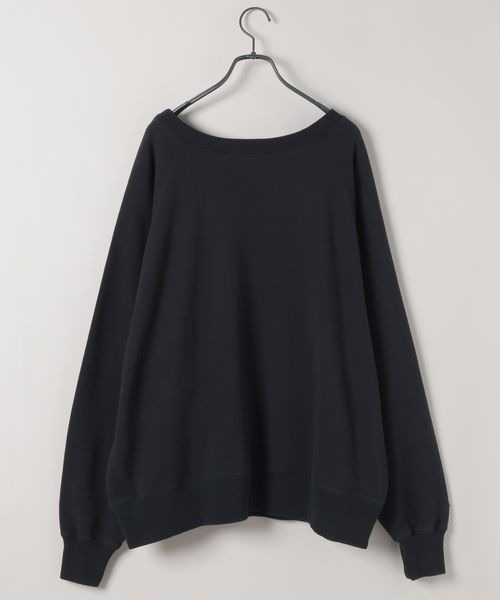 「JEANASIS」 スウェットカットソー MEDIUM ボルドー レディース_画像7