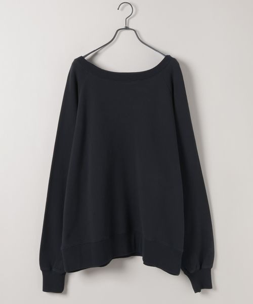 「JEANASIS」 スウェットカットソー MEDIUM ボルドー レディース_画像8