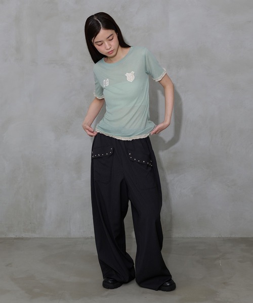 「FCMM」 スラックス SMALL ブラック レディース_画像5