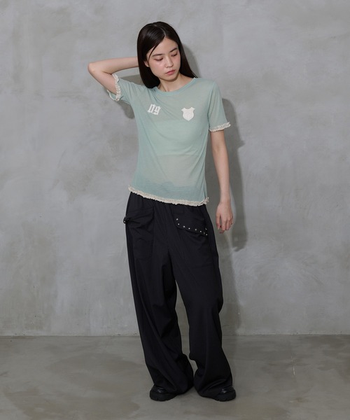 「FCMM」 スラックス SMALL ブラック レディース_画像6