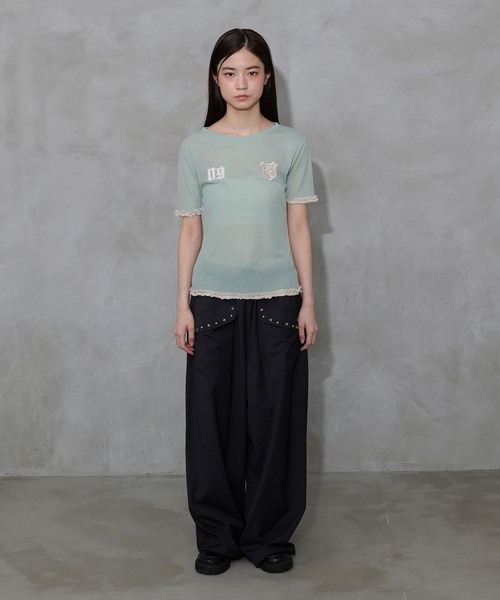 「FCMM」 スラックス SMALL ブラック レディース_画像8