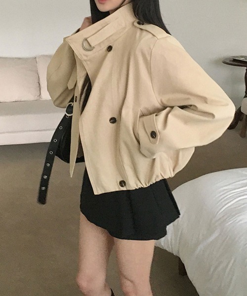 極美品★HERMES★3way★トレンチコート★ジレ★ショートジャケット トレンチコート レディース ショート 3way セパレート ロングコート