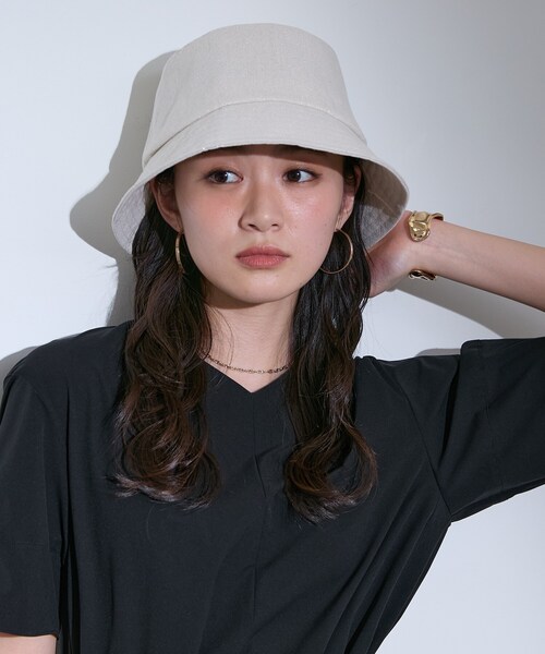 INDIVI（インディヴィ） 帽子 ハット 「大人カジュアル／コットン混