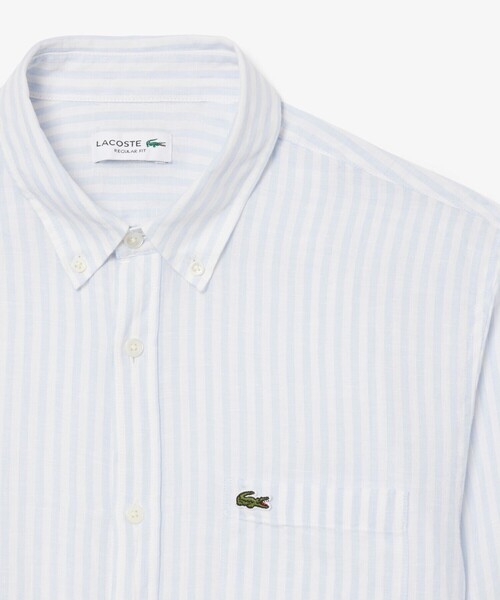 LACOSTE（ラコステ） シャツ リネンストライプシャツ メンズ