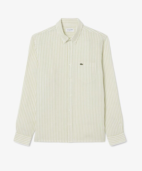 LACOSTE（ラコステ） シャツ リネンストライプシャツ メンズ