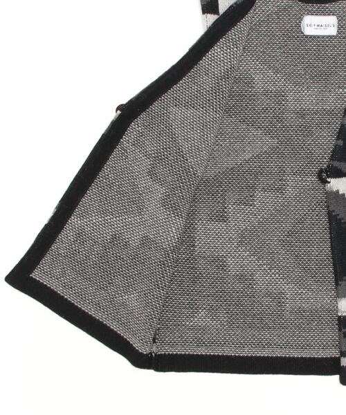「C.E.L.STORE」 「SKIP MAISELS 」ニットベスト LARGE チャコールグレー メンズ_画像3
