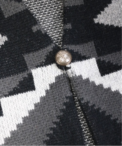 「C.E.L.STORE」 「SKIP MAISELS 」ニットベスト LARGE チャコールグレー メンズ_画像8