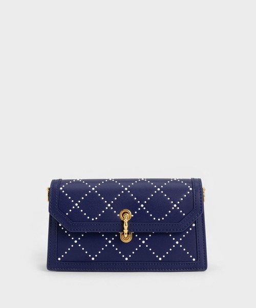 「CHARLES & KEITH」 ショルダーバッグ S ブラック レディース_画像6