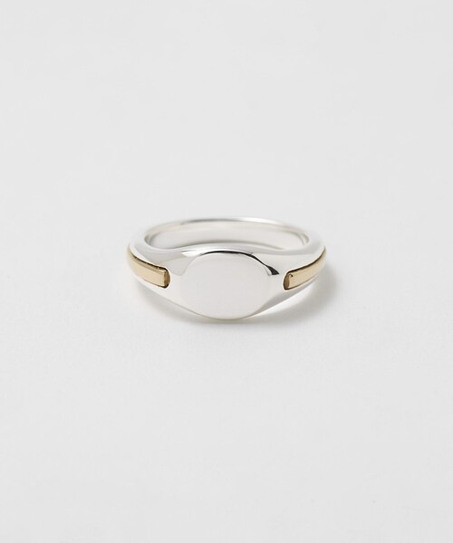 BEAUTY＆YOUTH UNITED ARROWS 指輪 リング ブラス シグネット コンビ