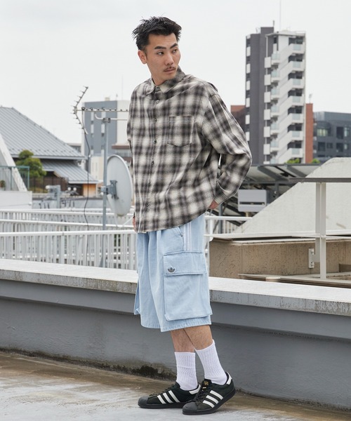 adidas（アディダス） ジーンズ ADILENIUM 5.0 CARGO SHORTS ハーフ