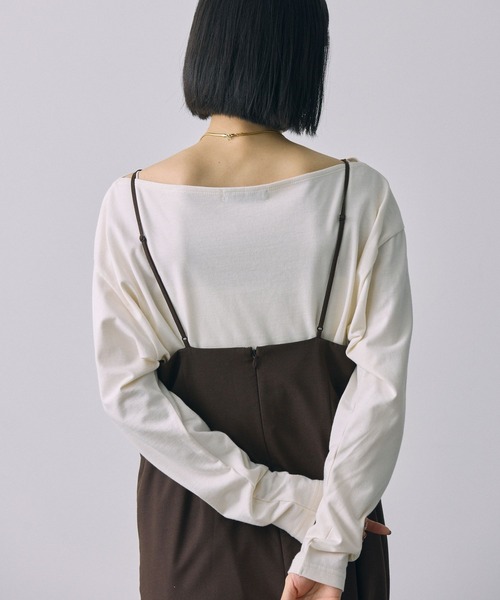 「BABYLONE」 長袖カットソー フリー ブラック レディース_画像4