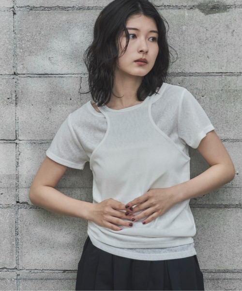 tシャツ レイヤードスラブセットTee レディース | feepur | 14