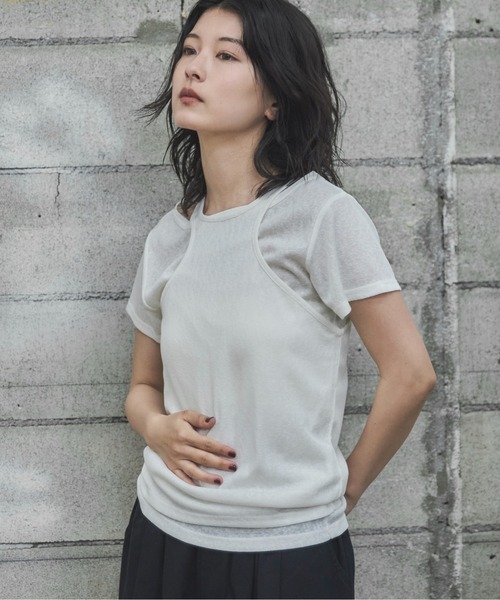 tシャツ レイヤードスラブセットTee レディース | feepur | 15