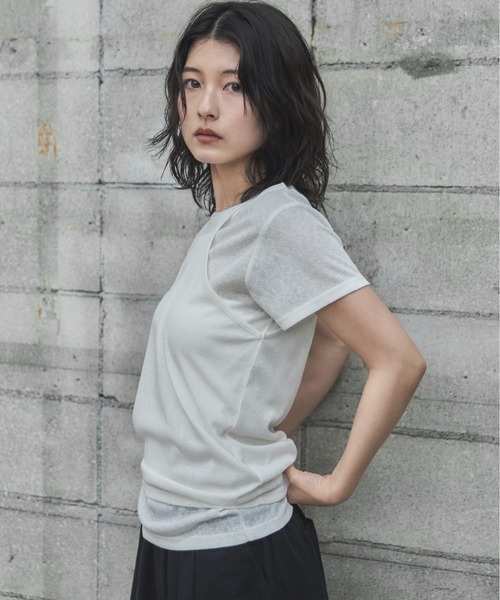 tシャツ レイヤードスラブセットTee レディース | feepur | 17