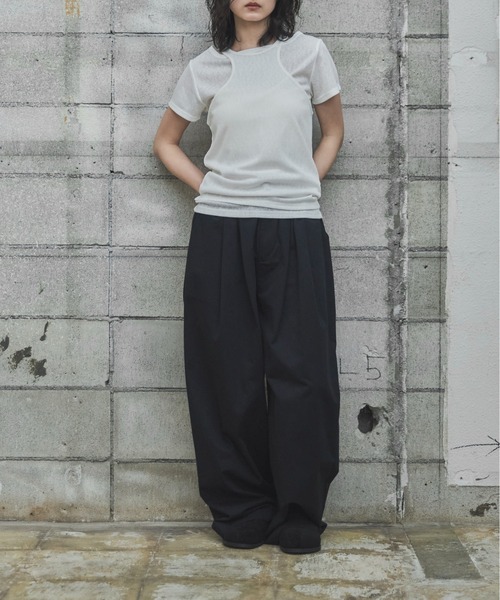 tシャツ レイヤードスラブセットTee レディース | feepur | 04