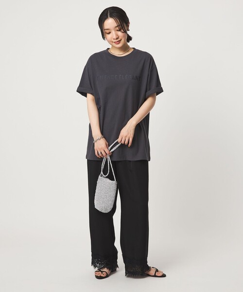 パンツ 「WEB限定」「at ease」スソ レース パンツ レディース | green label relaxing | 09