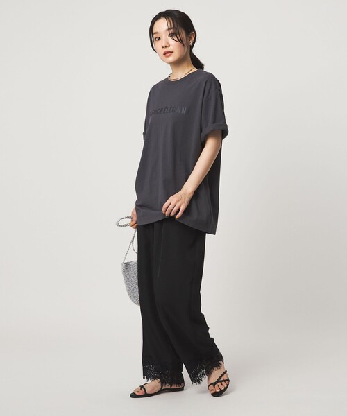 パンツ 「WEB限定」「at ease」スソ レース パンツ レディース | green label relaxing | 10