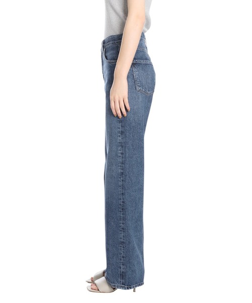 ワイドパンツ ジーンズ デニム デニムパンツ レディースの画像