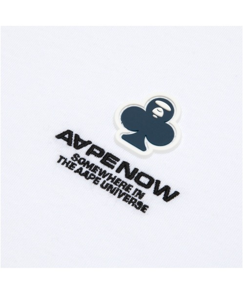 「AAPE BY A BATHING APE」 半袖Tシャツ LARGE ベージュ系その他 メンズ_画像5