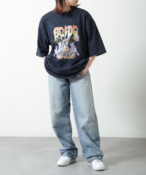 「ZIP FIVE」 半袖Tシャツ MEDIUM チャコール メンズ_画像2