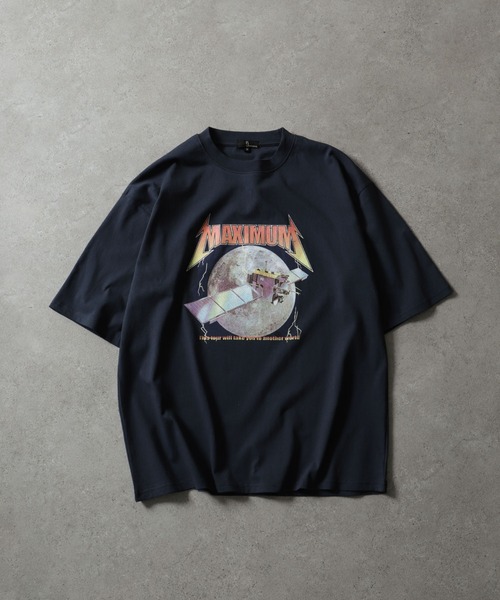 「ZIP FIVE」 半袖Tシャツ MEDIUM チャコール メンズ_画像6