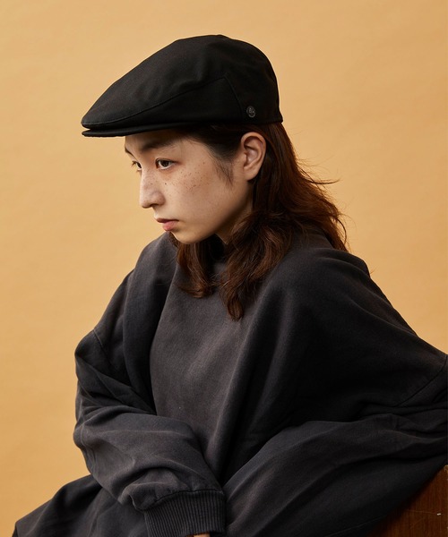 CPH ベレー帽　ブラック C-PLUS HEAD WEARS 「CPH」 ベレー帽 S ブラック メンズ : ZOZOTOWN