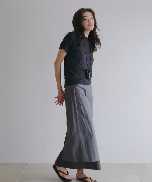 tシャツ 半袖 Wool Compact T-shirts レディース | anuke | 02