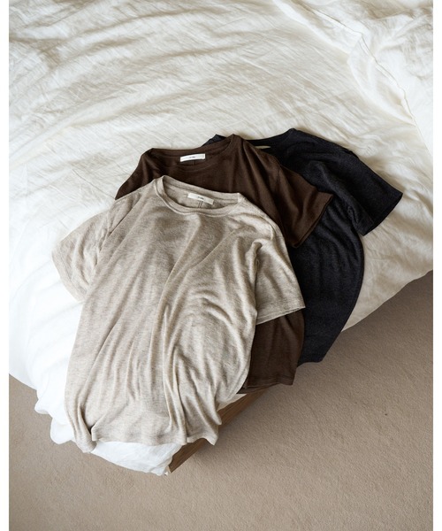 tシャツ 半袖 Wool Compact T-shirts レディース | anuke | 14
