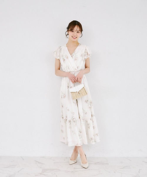 「tocco closet」 半袖ワンピース M アイボリー レディース_画像6