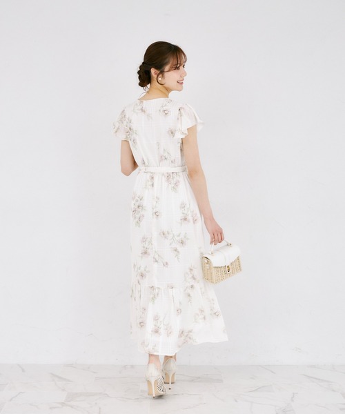 「tocco closet」 半袖ワンピース M アイボリー レディース_画像7