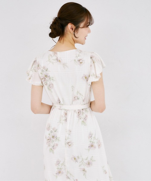 「tocco closet」 半袖ワンピース M アイボリー レディース_画像9