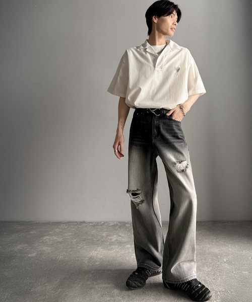 「Java」 デニムパンツ MEDIUM ブラック メンズ | Java | 04
