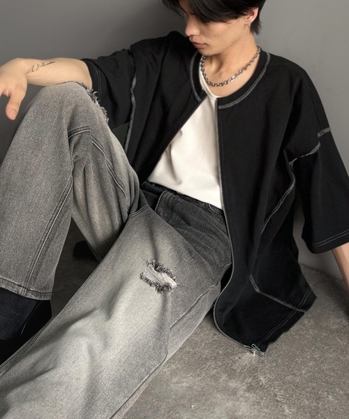 「Java」 デニムパンツ MEDIUM ブラック メンズ | Java | 05