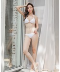 水着 シンプルノンワイヤービキニ 水着2点セッ...の詳細画像3
