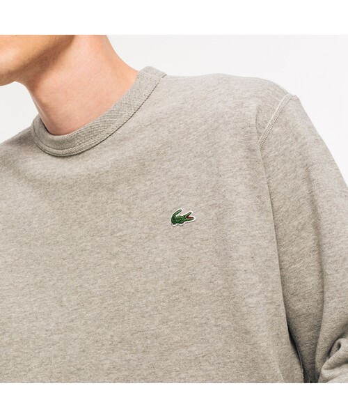 LACOSTE クルーネックスウェット レギュラーフィット プレミアムコットン LACOSTE トレーナー スウェット レギュラーフィット プレミアム