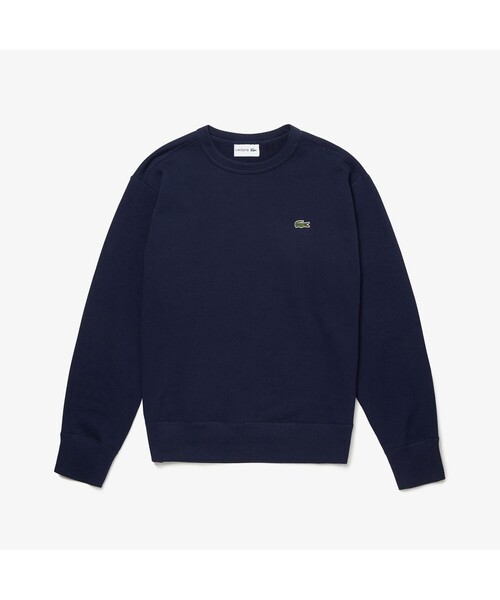 LACOSTE クルーネックスウェット レギュラーフィット プレミアムコットン 楽天市場】ラコステ プレミアムコットン クルーネック