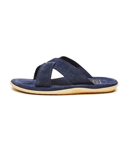 本革スリッパー　アイランド　紺色 マルカワ MARUKAWA 【ISLAND SLIPPER/アイランドスリッパ