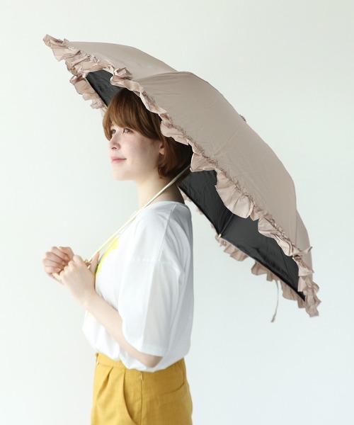 Cepica 折りたたみ傘 「pink trick / ピンクトリック」フリル