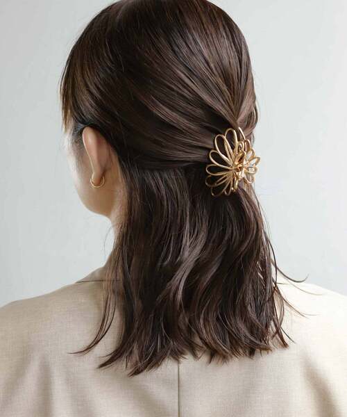 ANEMONE（アネモネ） ヘアクリップ メタルフラワーバンス「M