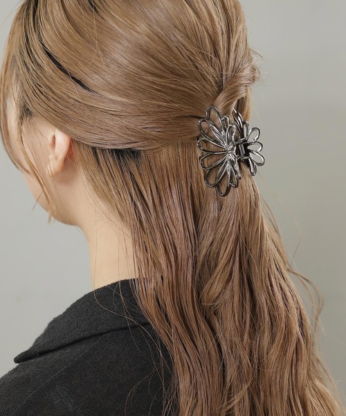 ANEMONE（アネモネ） ヘアクリップ メタルフラワークリップ「M