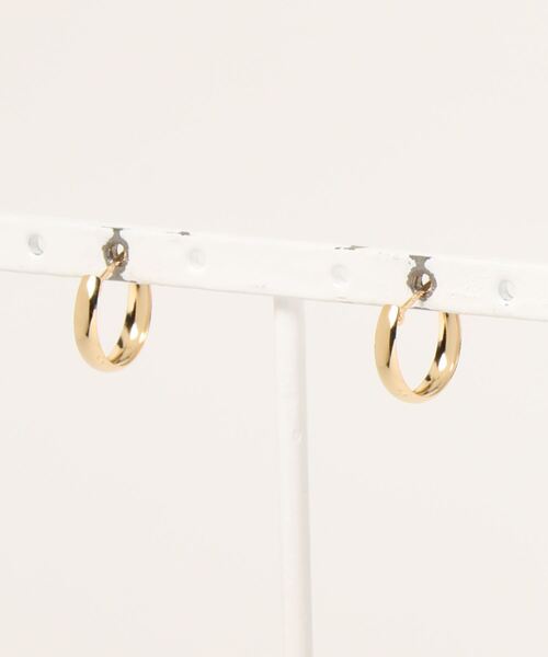 con affetto(ファッション) ピアス K18フープピアス レディース