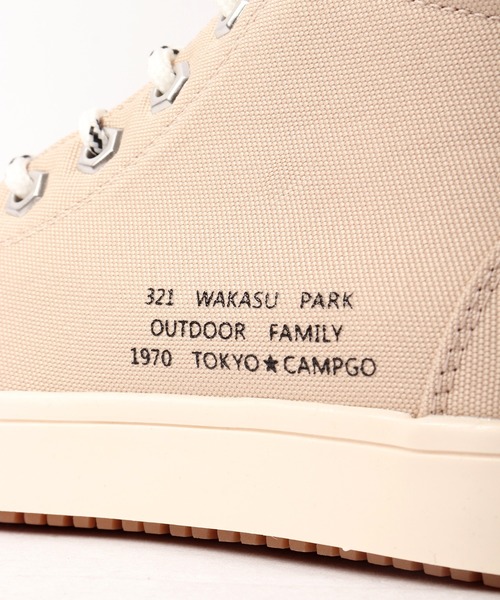 TOKYO CAMPGO スニーカー 全天候型4cm4時間防水ハイカット