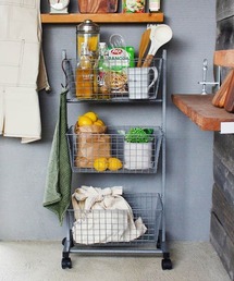 DULTON 収納 WIRE RACK WITH CASTORS/キャスター付き ワイヤー