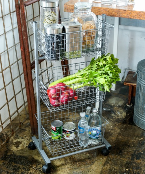DULTON（ダルトン） 収納 WIRE RACK WITH CASTORS/キャスター付き