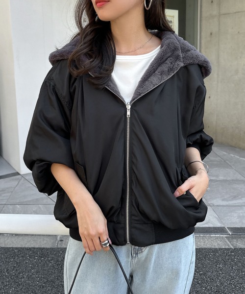 andme（アンドミー） ブルゾン アウター 「新色追加」リバーシブル