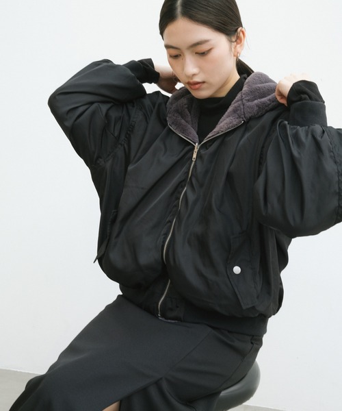 ma-1 フード（レディースファッション） | ファッション のおすすめ