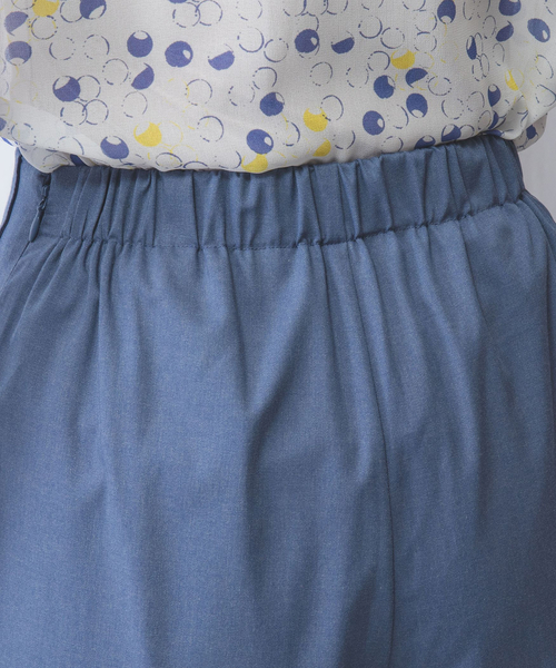 NARACAMICIE（ナラカミーチェ） パンツ ツイルタックフレアパンツ